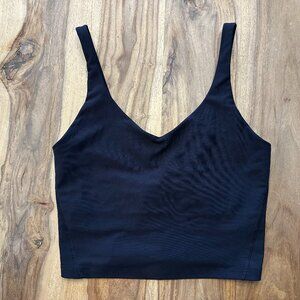Black Workout Crop Tank